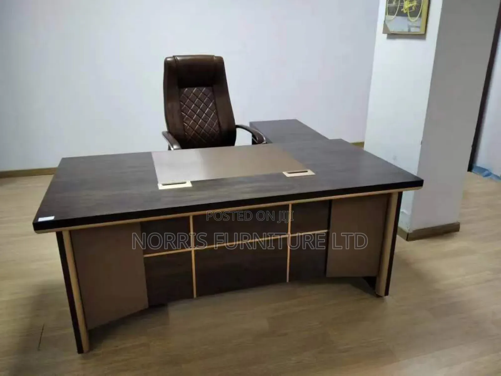 Executive 1.6m Office Table With Extension