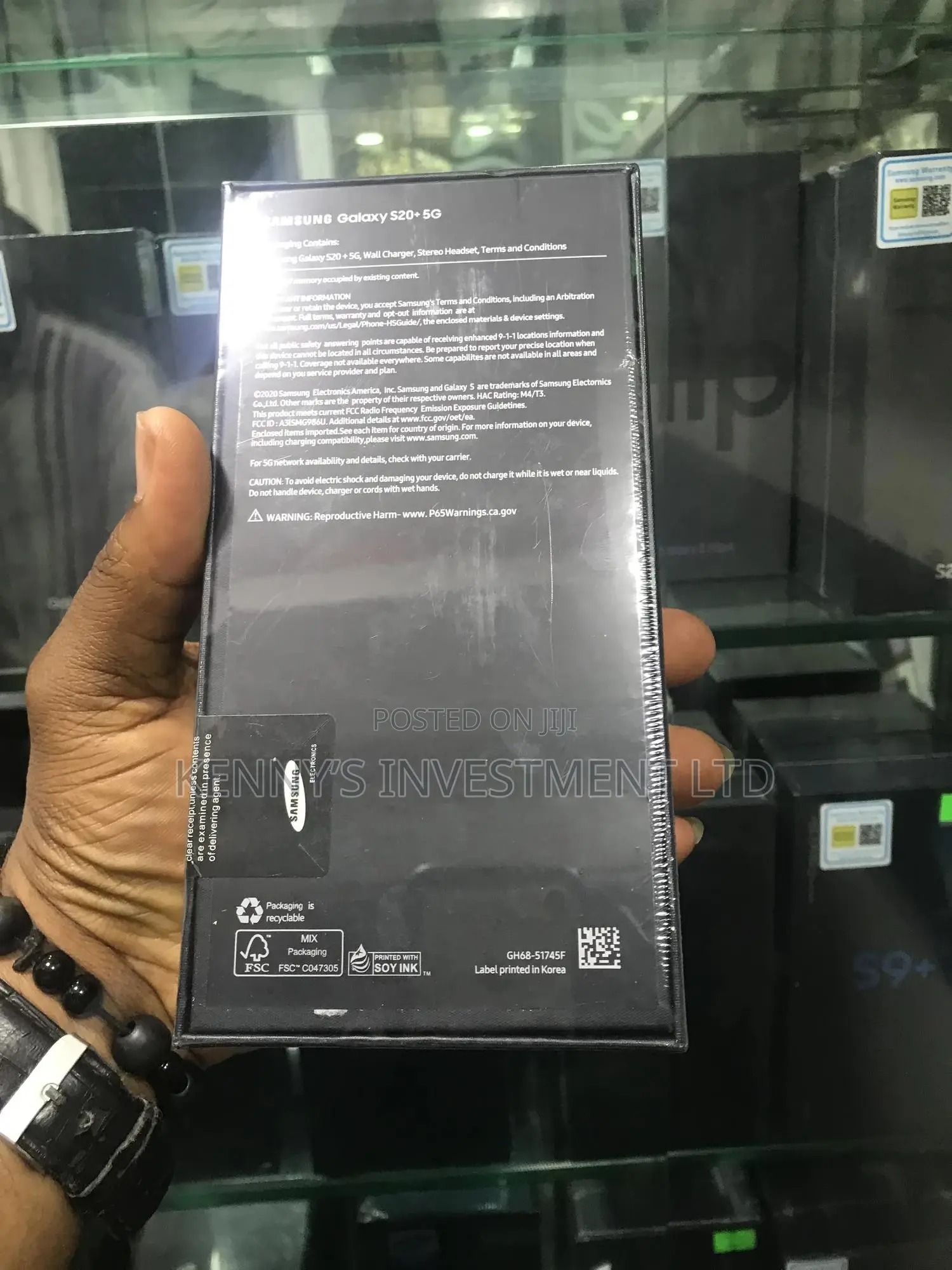 New Samsung Galaxy S20+ 5G 256 GB Gray