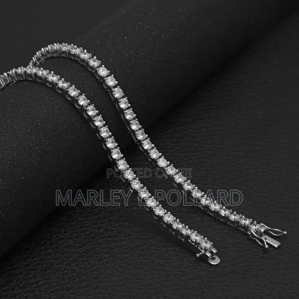 Quality Gold/Silver Plated Diamond Tennis Chain