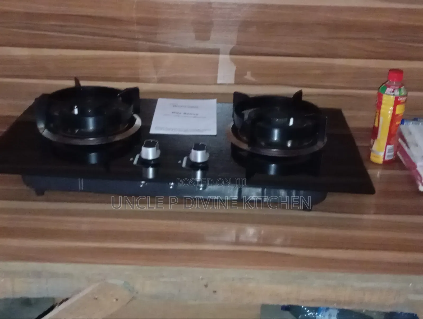 Meestajames Ultra Modern 2 Burner Glass Table Top Gas Cooker