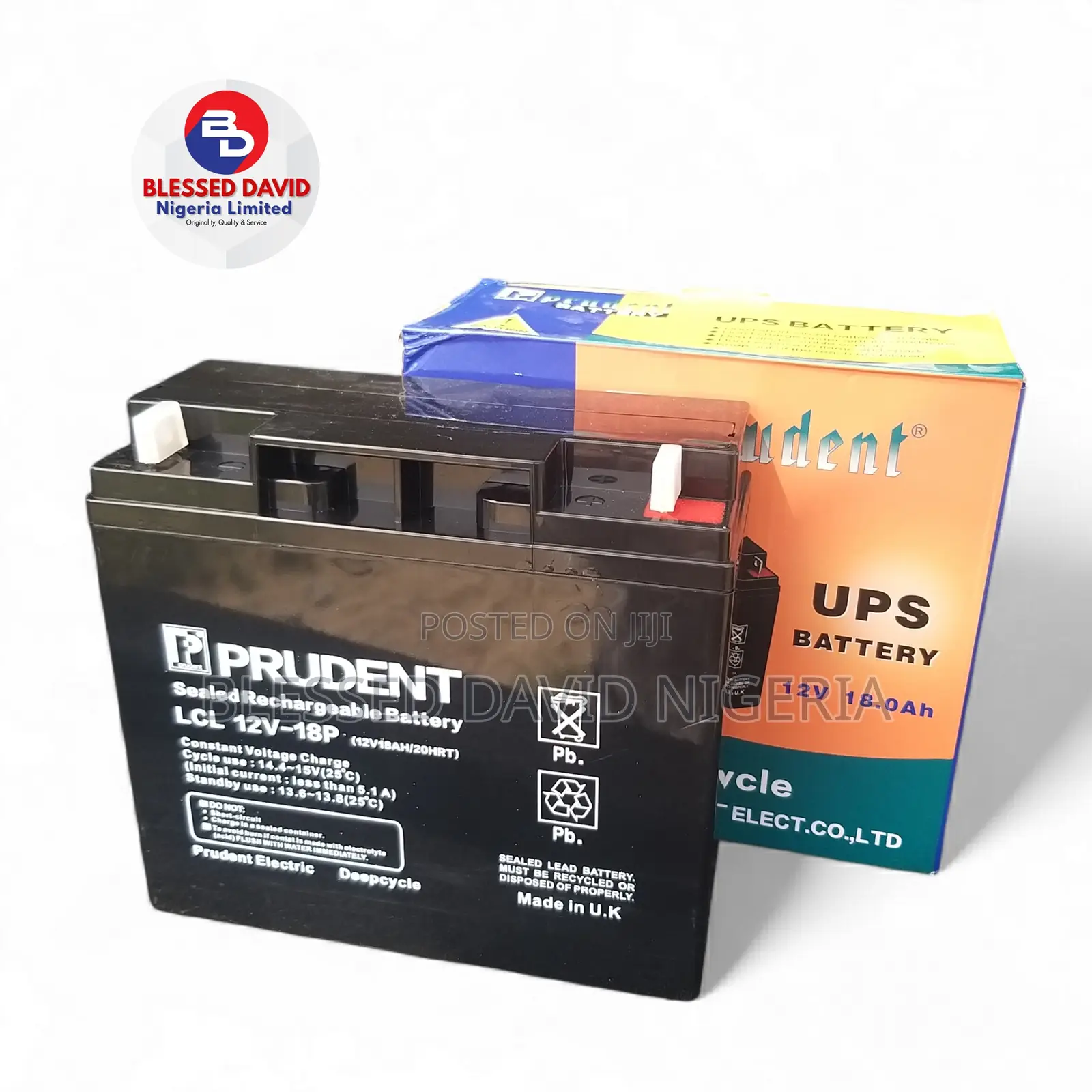 Prudent Gen Replacement Battery 12V 18AH -LCL 12-18p