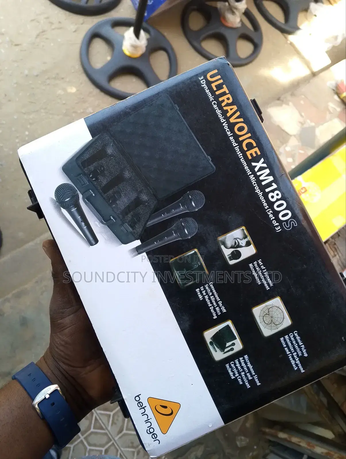 Behringer 3 In 1 Wired Microphone.