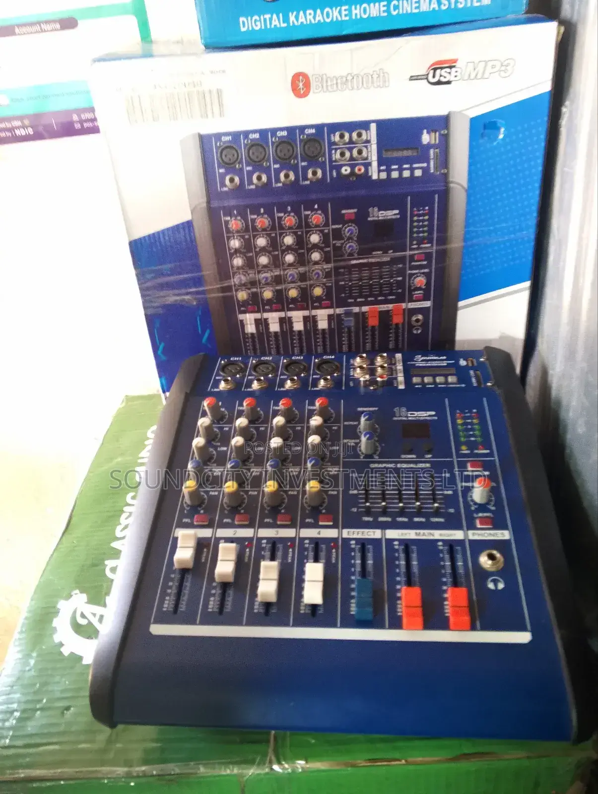 Yamaha 4 Channels Powered Mixer Amplifier.