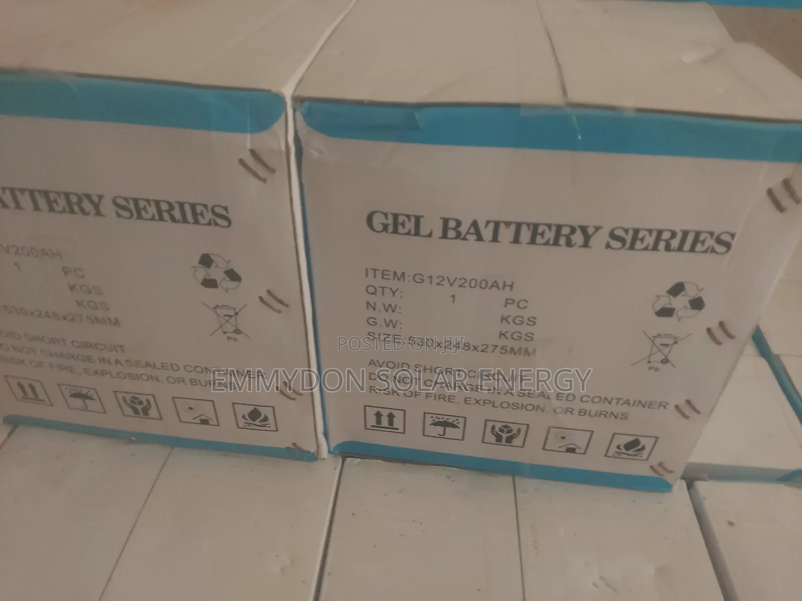 Original Cworth Gel Battery 200ah 12V