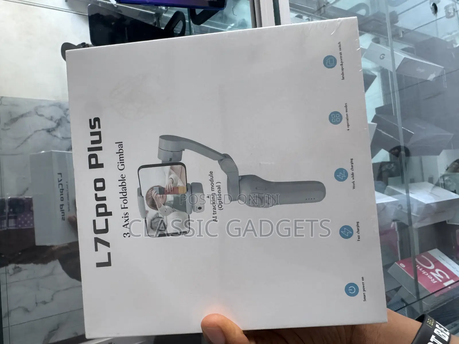 L7C Pro Plus Portable Gimbal With AI Tracking Module