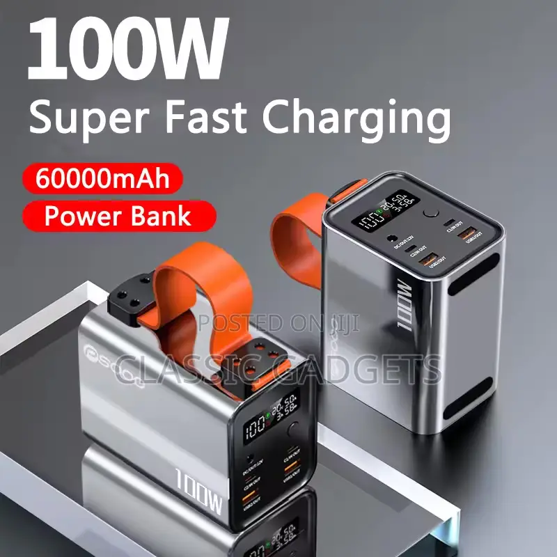 Dkings120w Fast Charging 60000mah Power Bank for Laptop