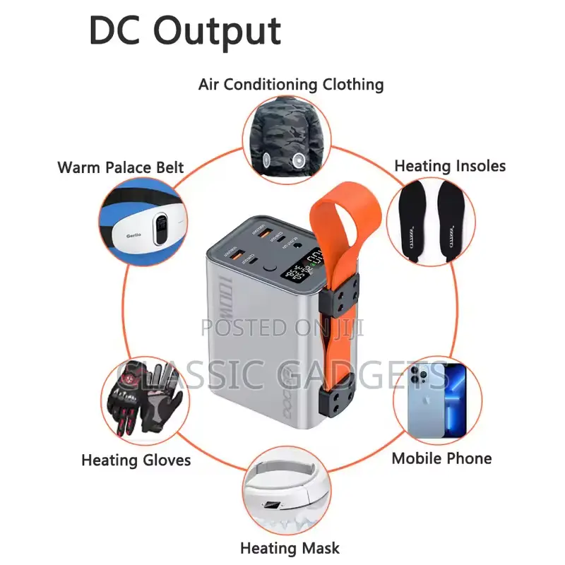 Dkings120w Fast Charging 60000mah Power Bank for Laptop