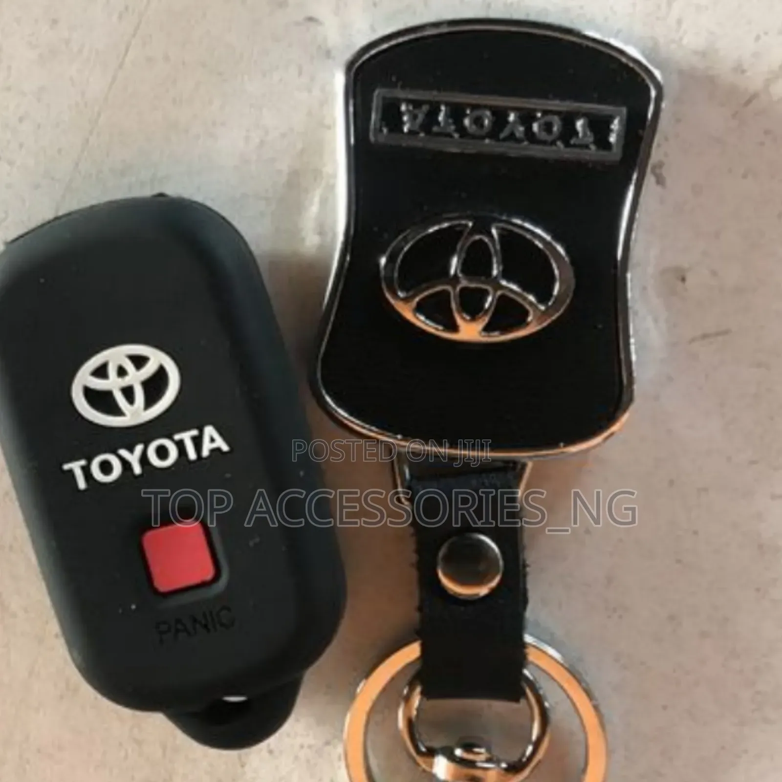 Black Key Holder and Key Case for Toyota Model