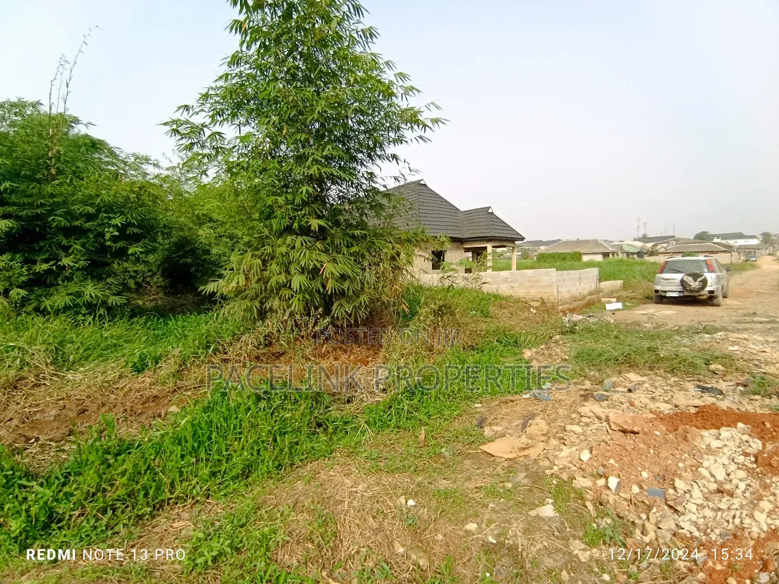 Half Plot of Land to Be Cut Out From Full Plot