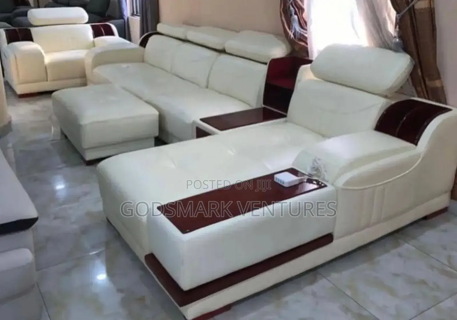 Imported L-Sofa With Centre Table for Living Room.