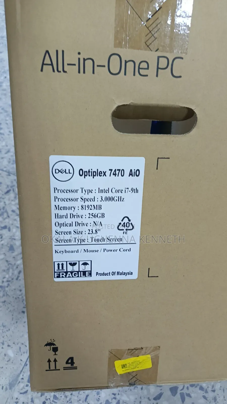 New Desktop Computer Dell OptiPlex 7460 8GB Intel Core I7 SSD 256GB