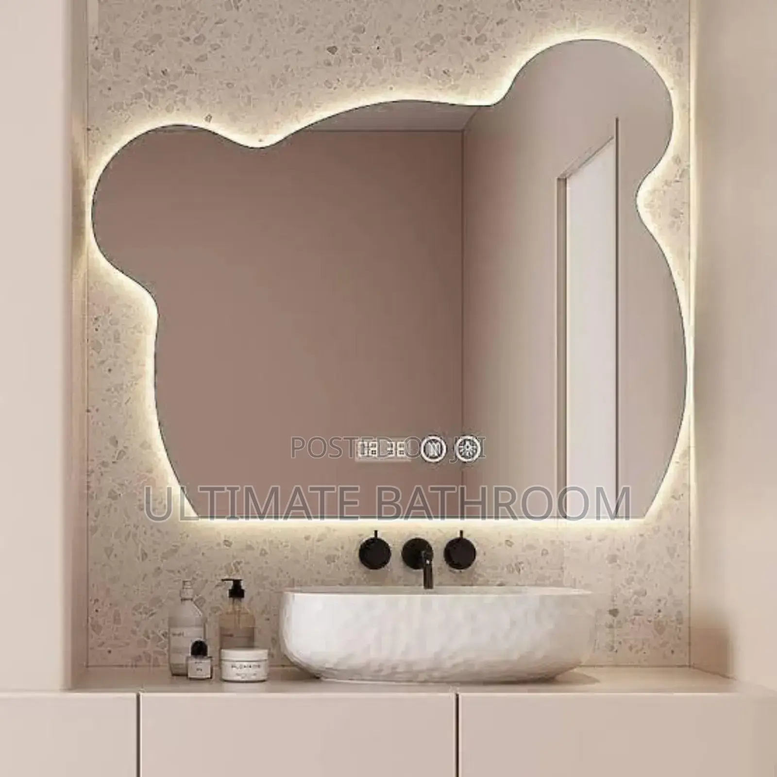 Bathroom Mirror With 3 Different Lights