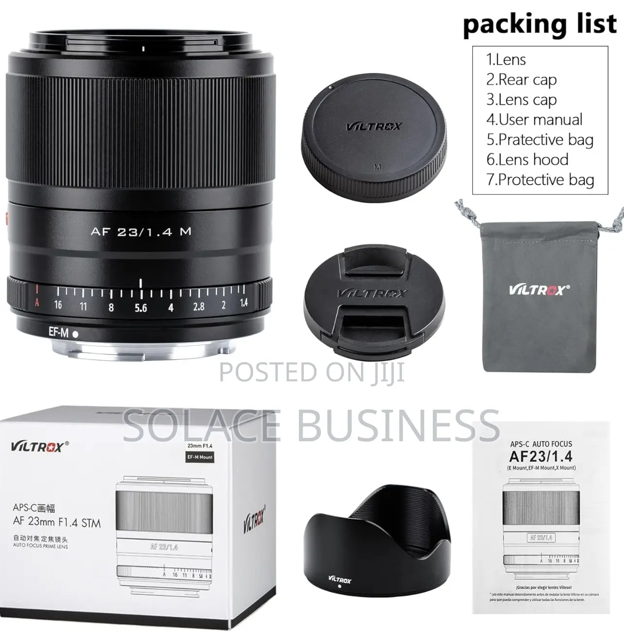 Viltrox 23mm F1.4 Lens for Sony and Canon Eos M50 Camera
