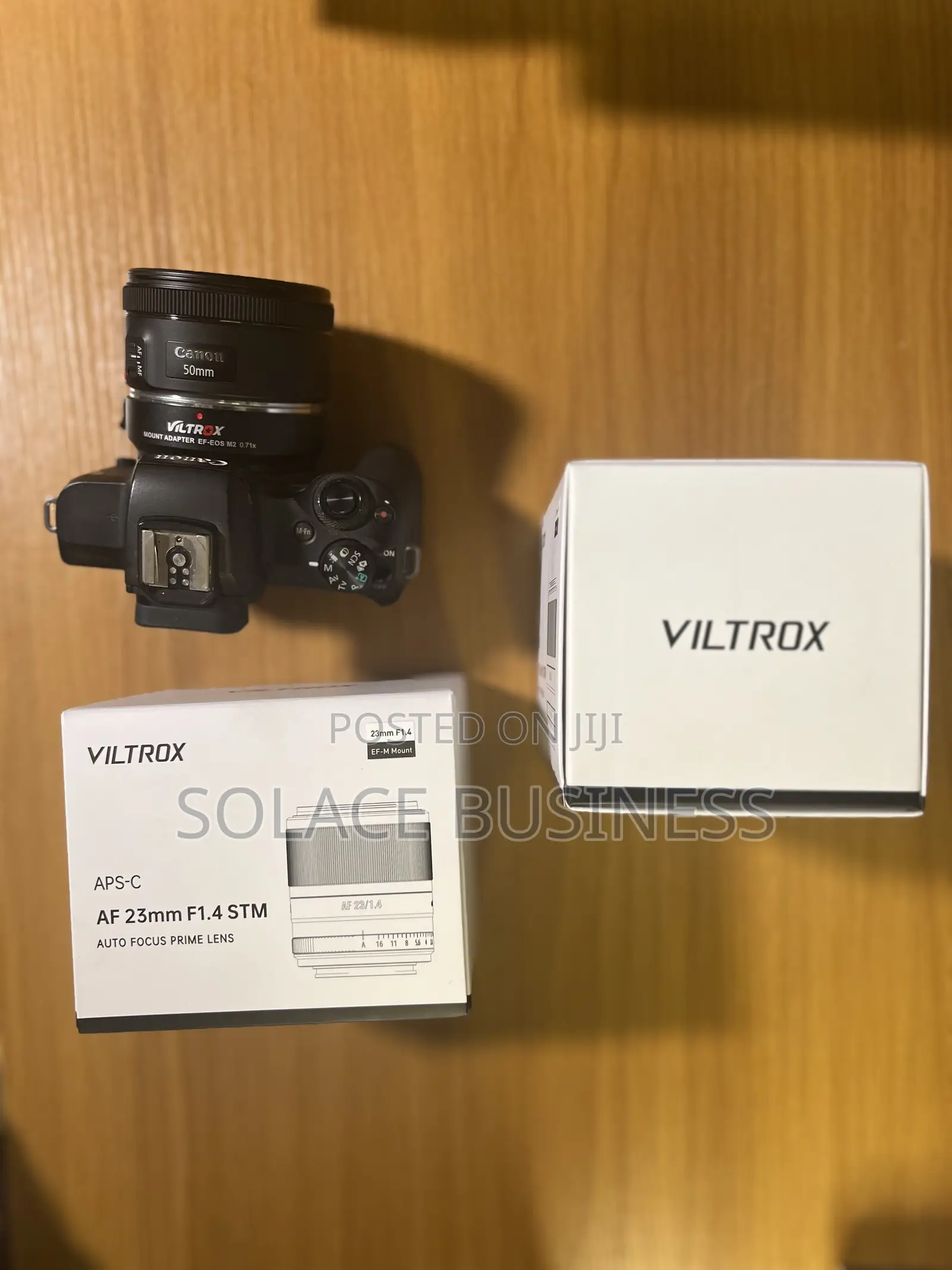Viltrox 23mm F1.4 Lens for Sony and Canon Eos M50 Camera
