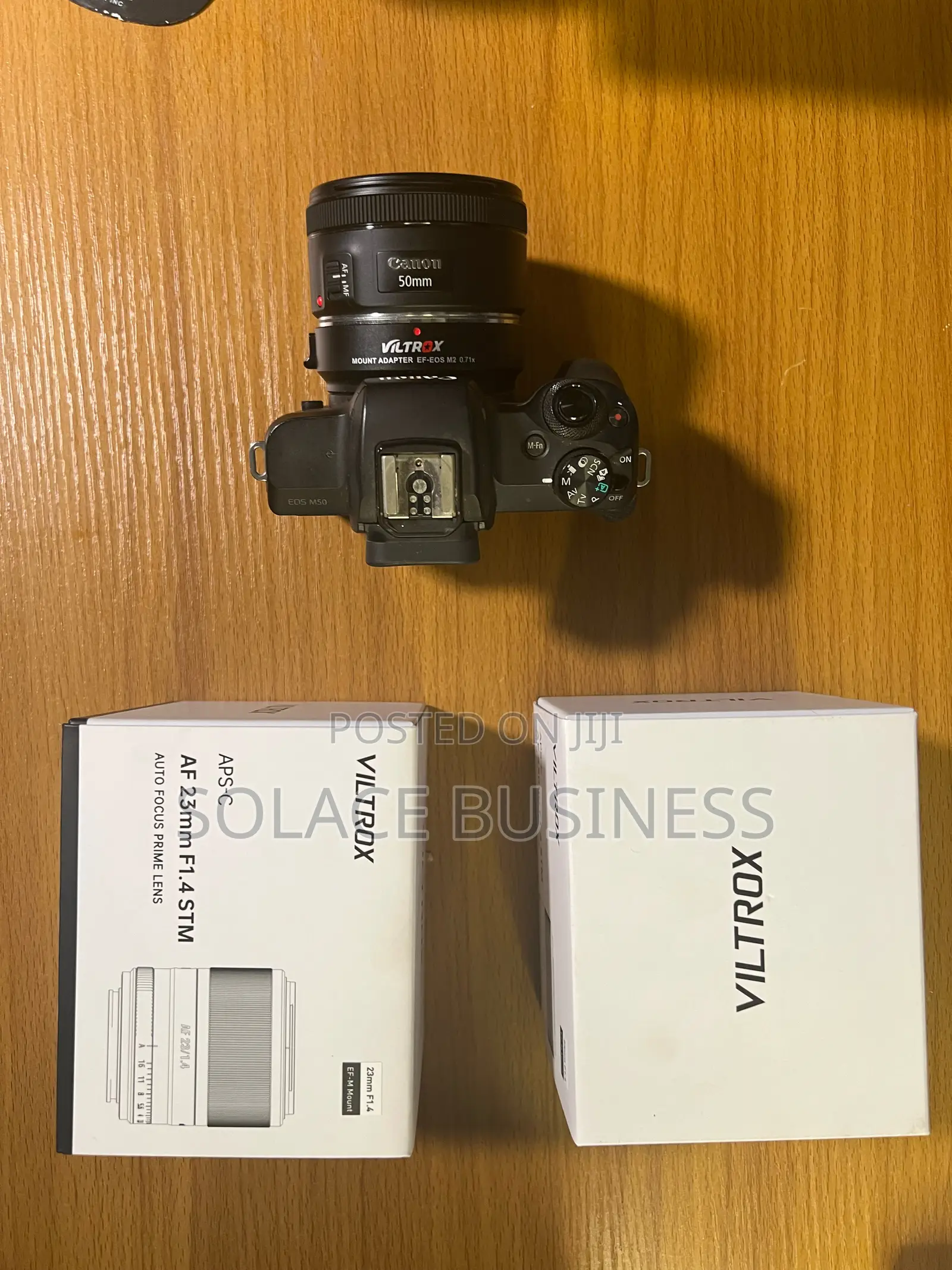 Viltrox 23mm F1.4 Lens for Sony and Canon Eos M50 Camera