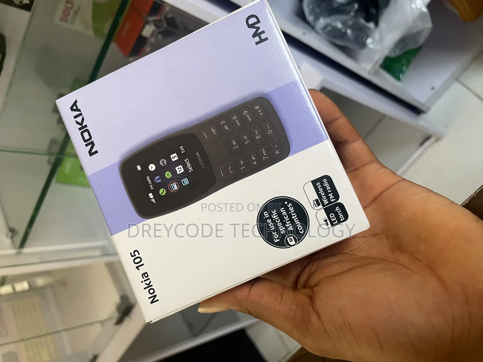 New Nokia 105 Black