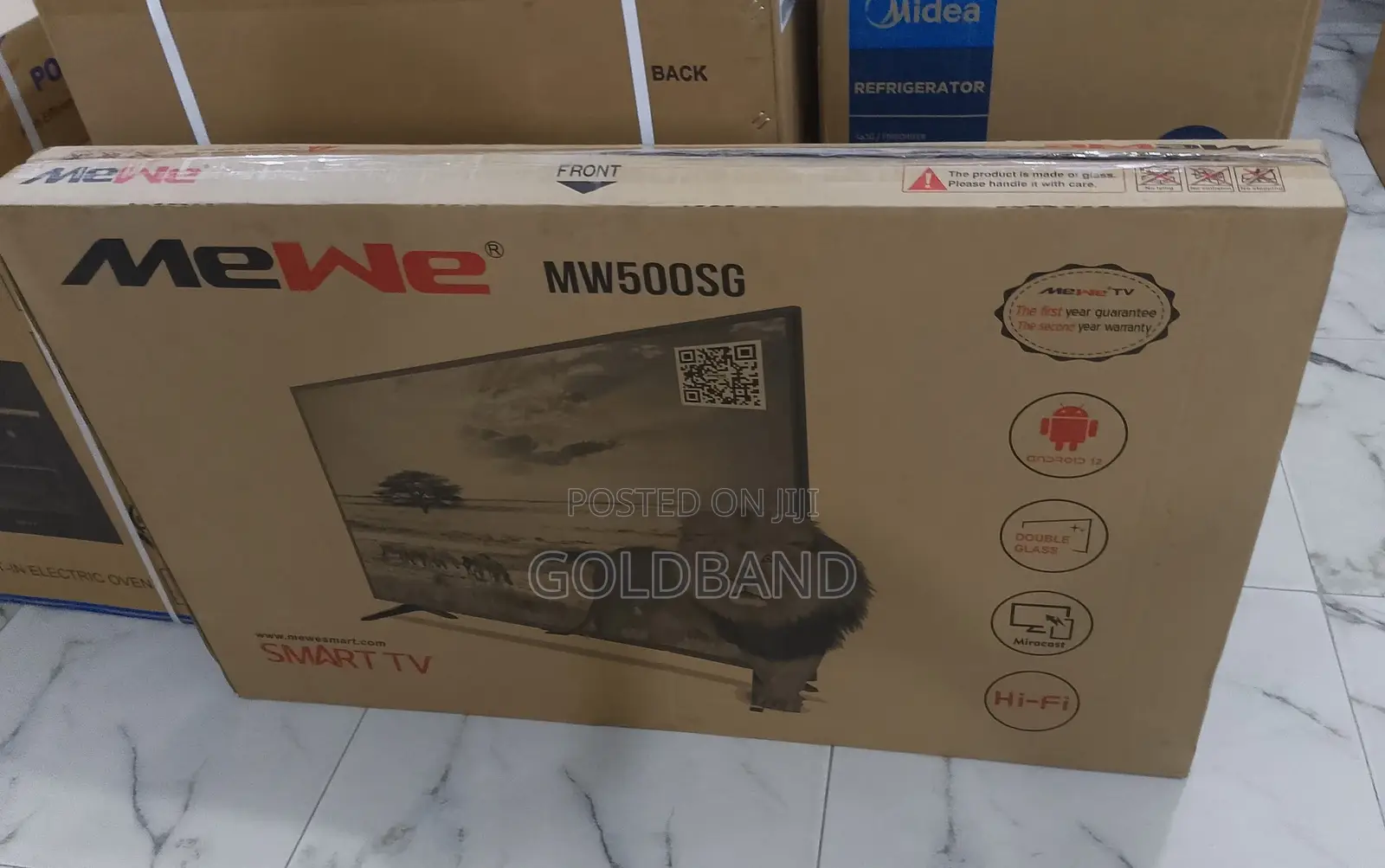 Mewe Mw500sg 50" Smart Uhd Display TV (Fast Response)