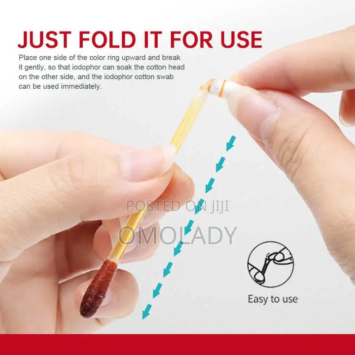 Sumifun Iodine Cotton Swab - 50pcs