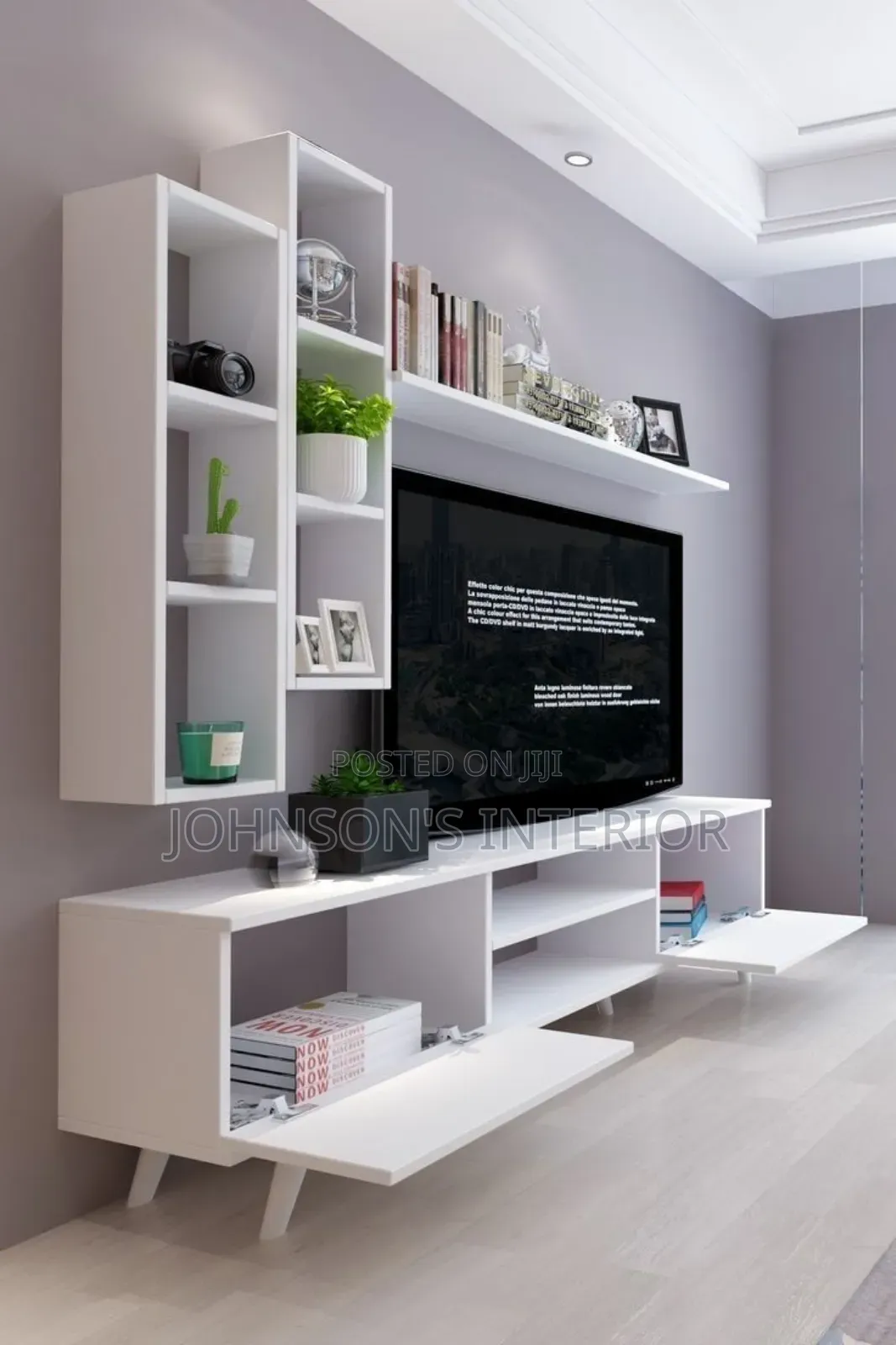 TV Media Unit With Storage