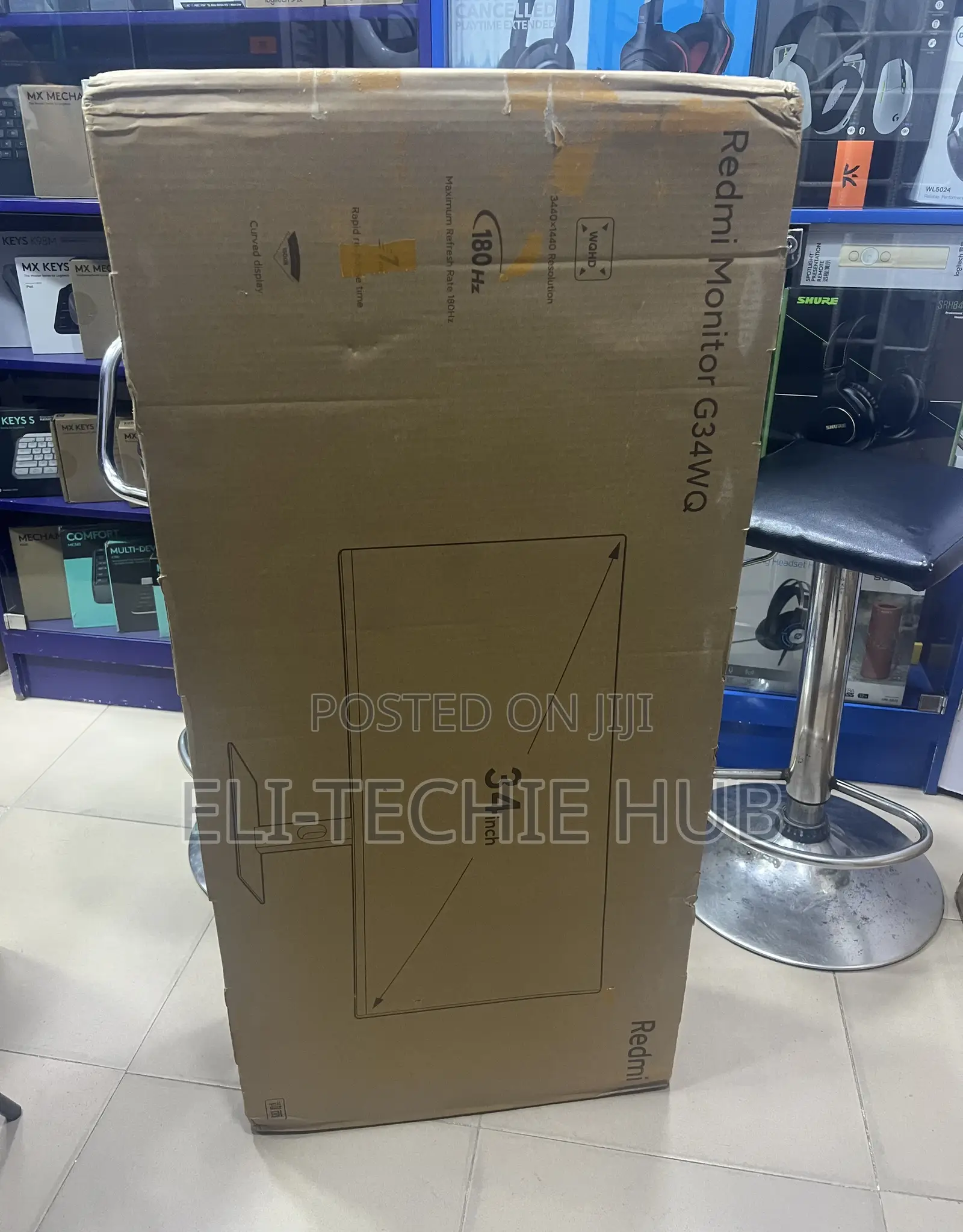 Xiaomi 34” Curved WQHD 3440 X 1440 180hz Gaming Monitor