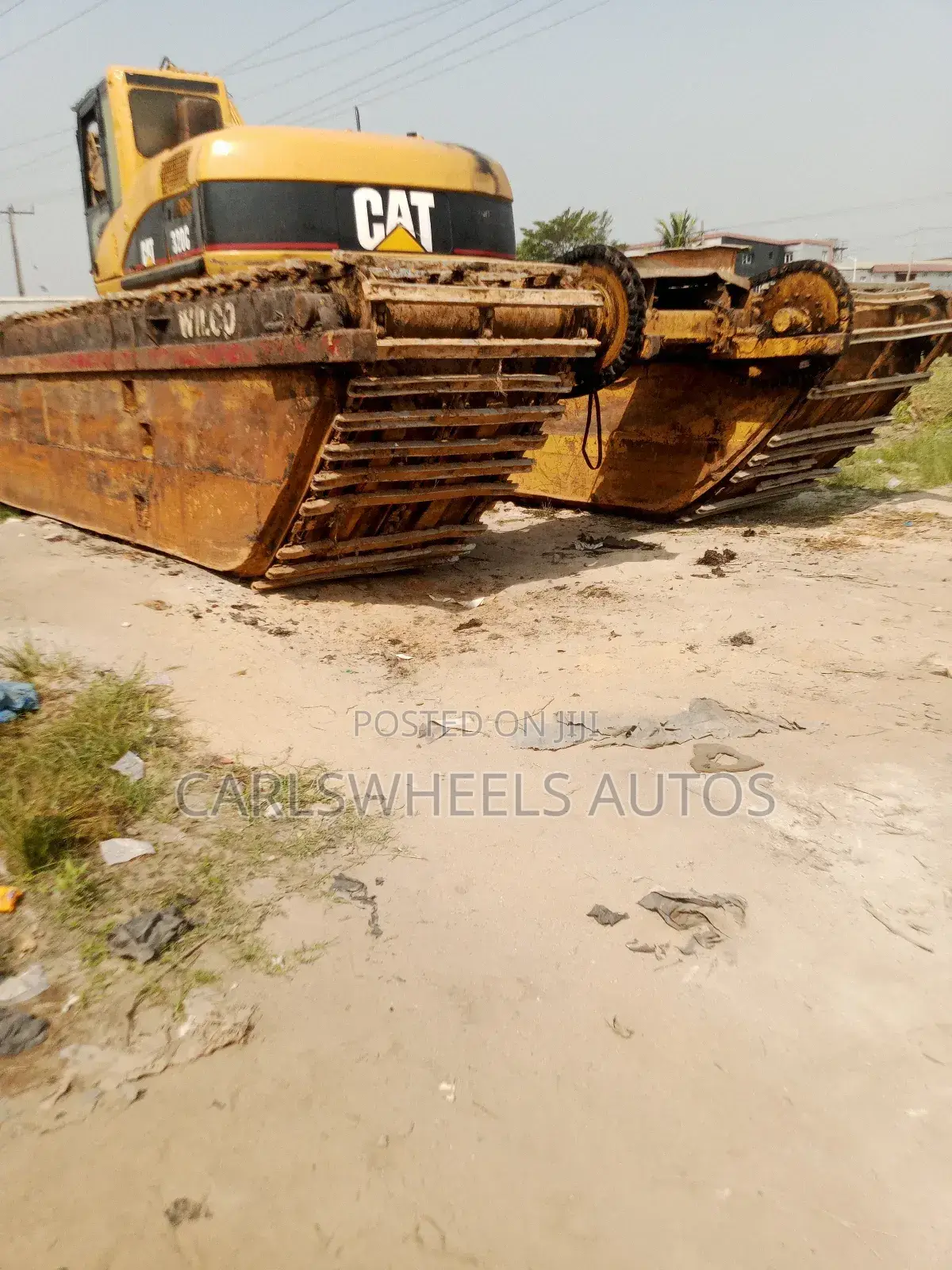 320c Fairly Nigerian Used Caterpillar Swampbuggy .
