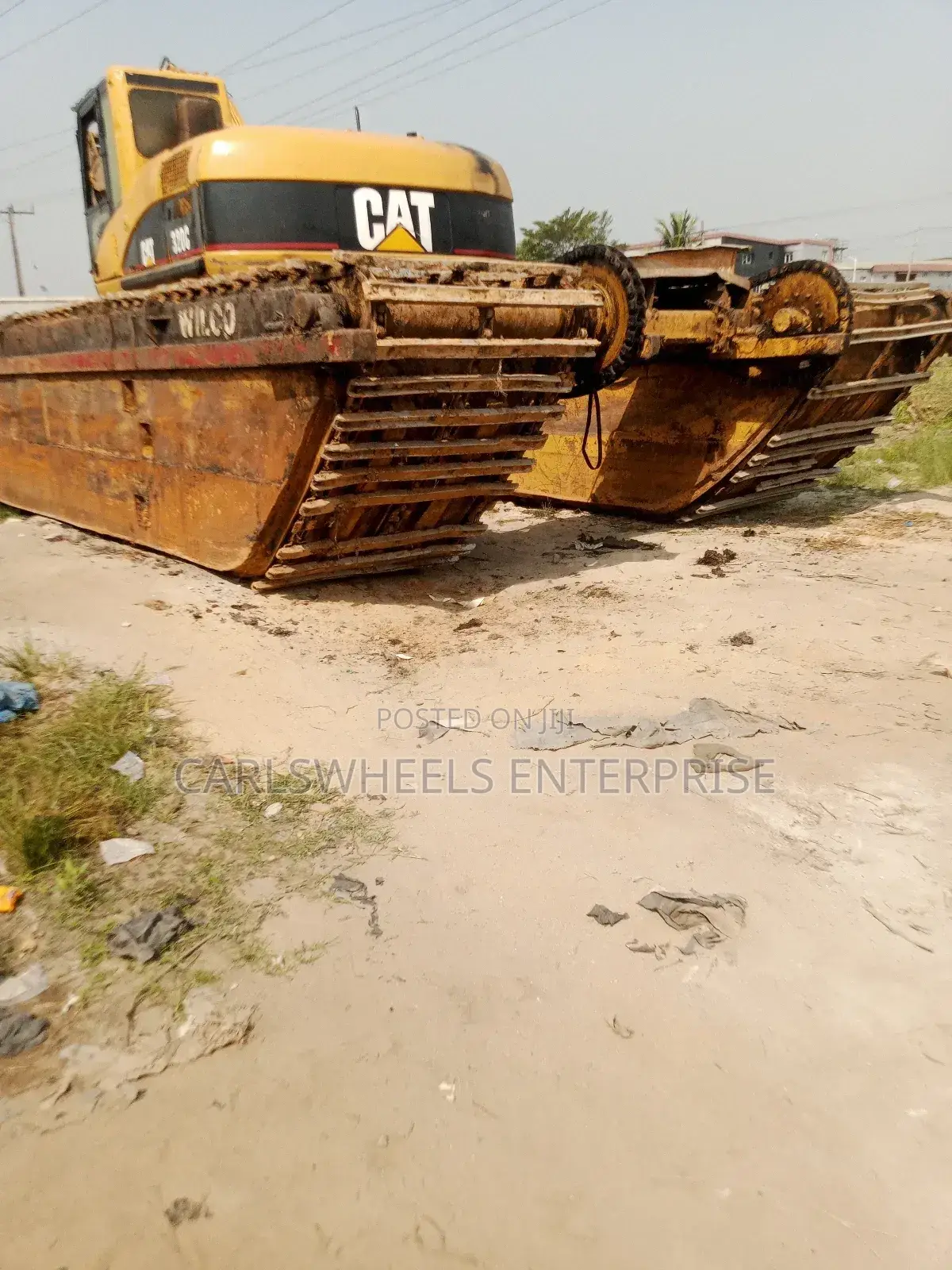 320c Fairly Nigerian Used Caterpillar Swampbuggy .