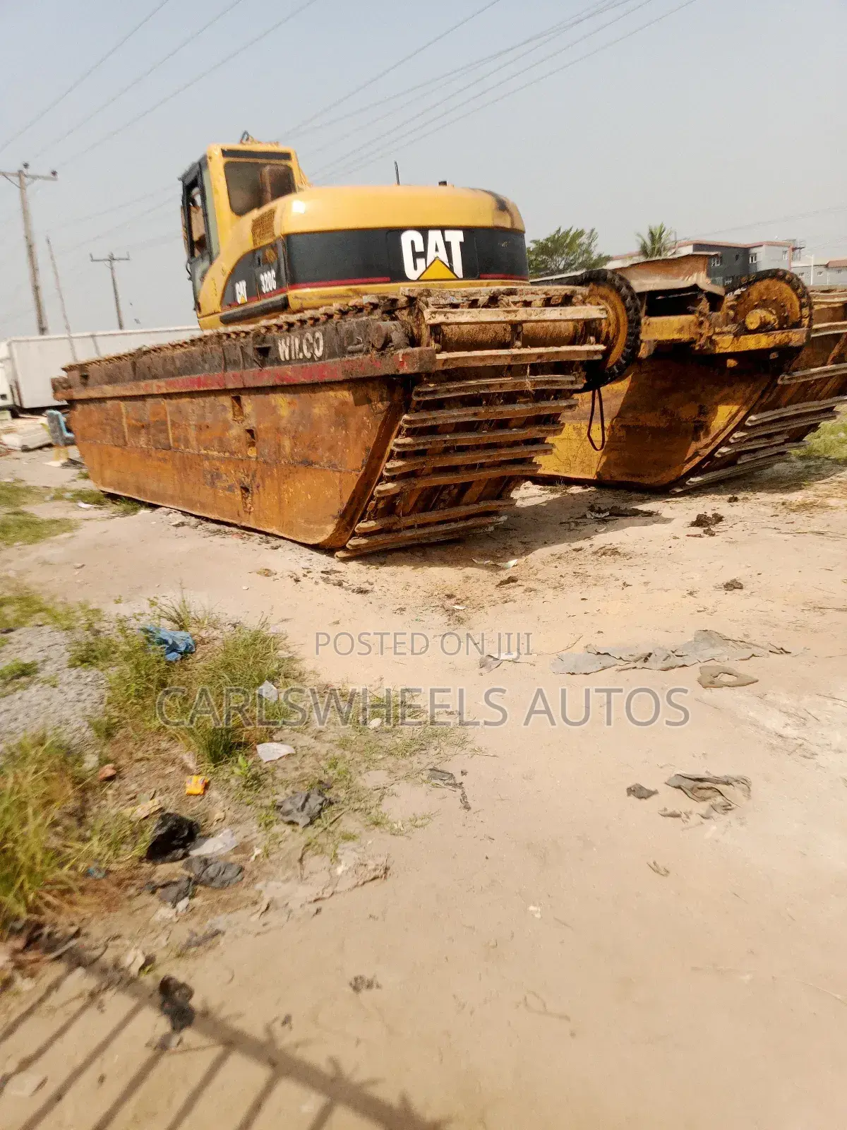 320c Fairly Nigerian Used Caterpillar Swampbuggy .