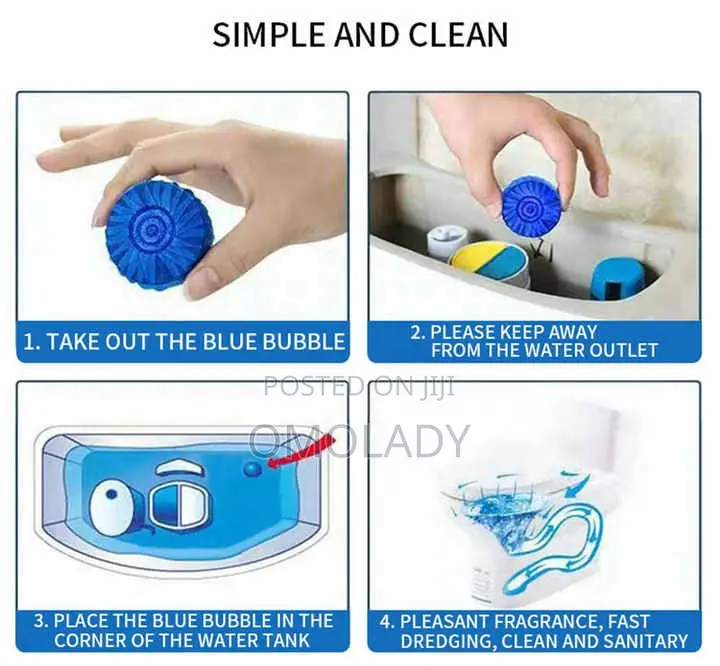 Toilet Cleaner and Deodorant - 10pc