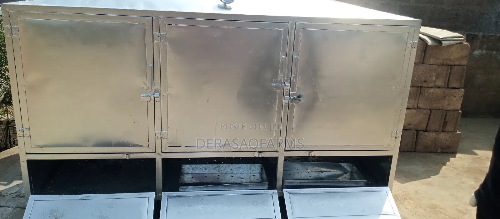 500kg Smoking Machine Galvanized Interior and Exterior