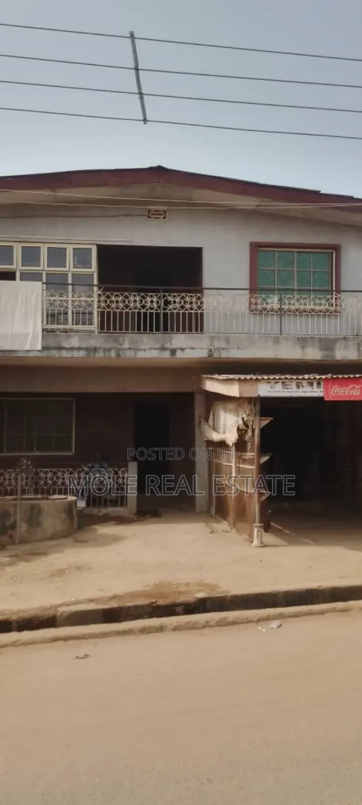 Solid Storey Building by the Road Ifo Ogun State