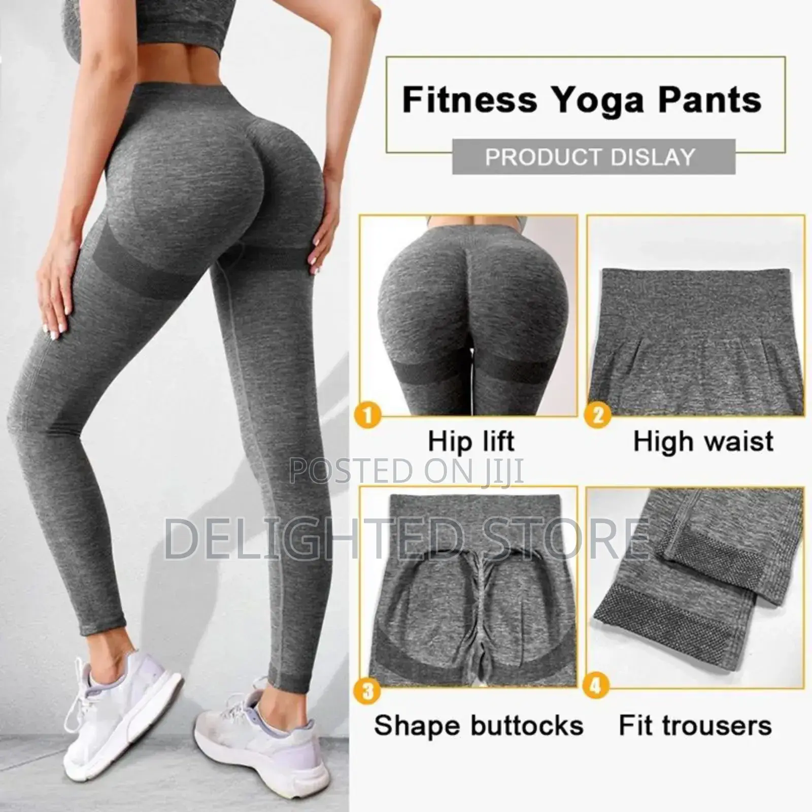 2pcs Seamless High Stretch Ladies Gym Wear Set (One Size Fit All)