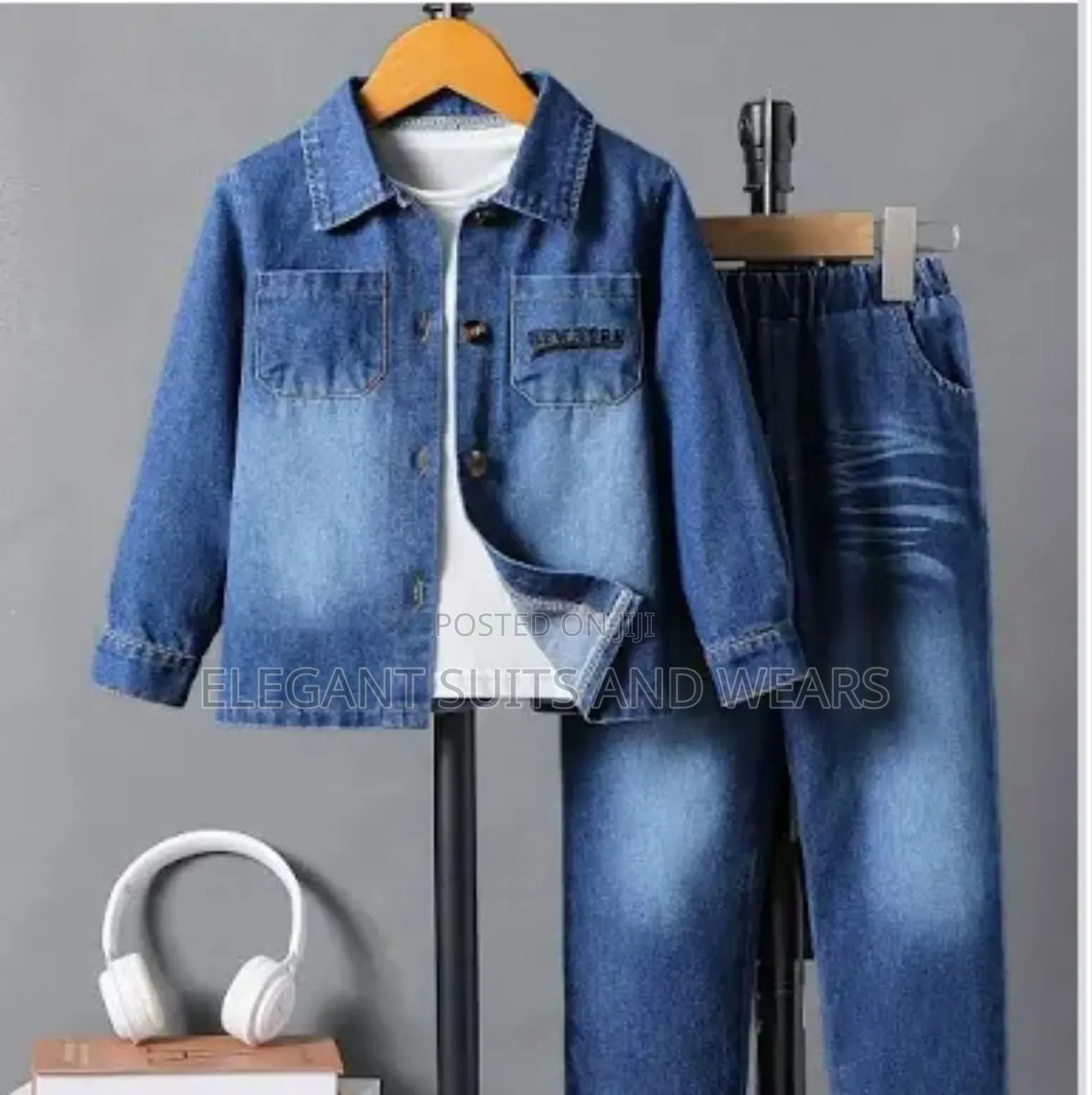 Denim Outfit Set for Kiddies.
