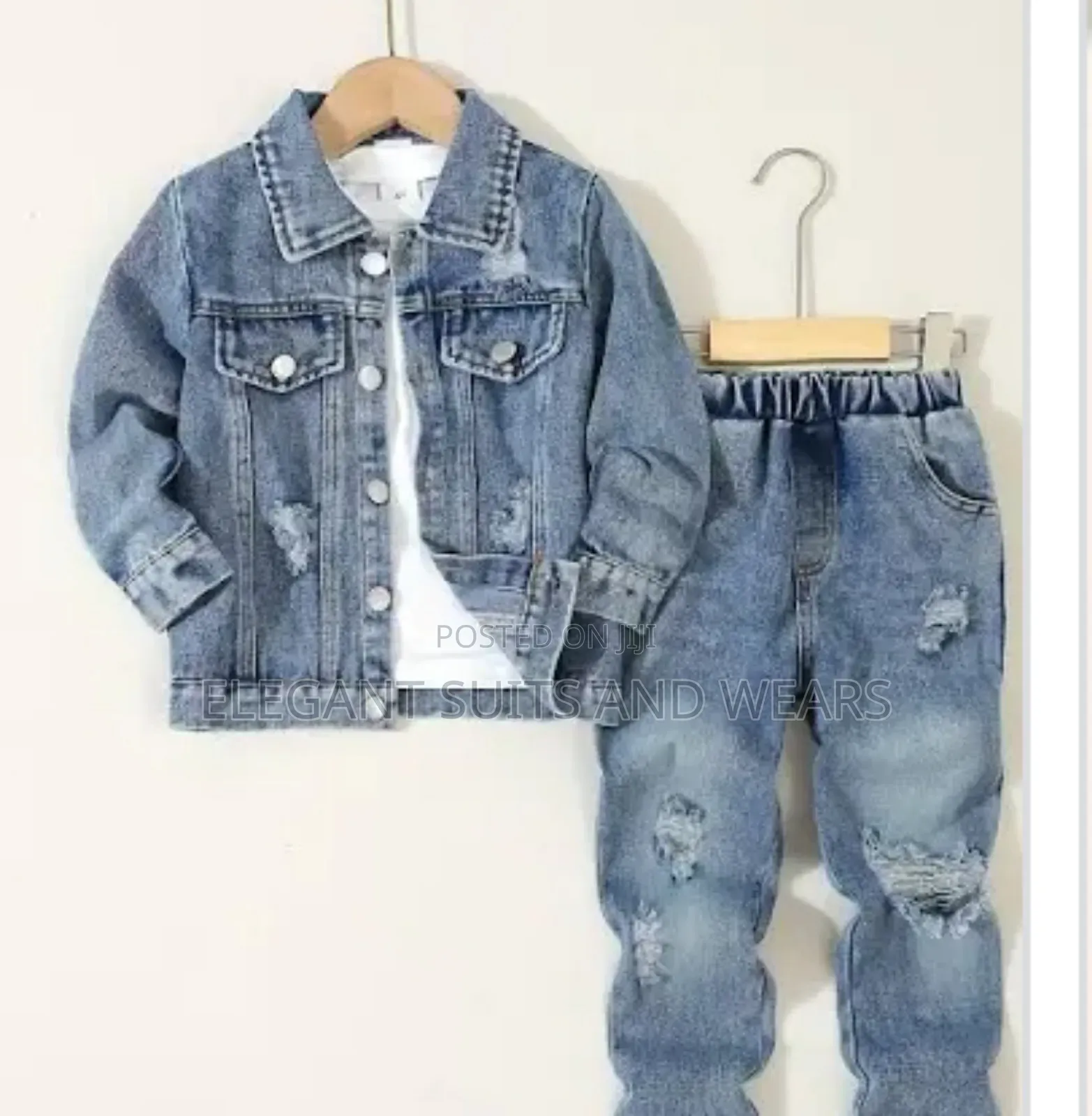 Denim Outfit Set for Kiddies.