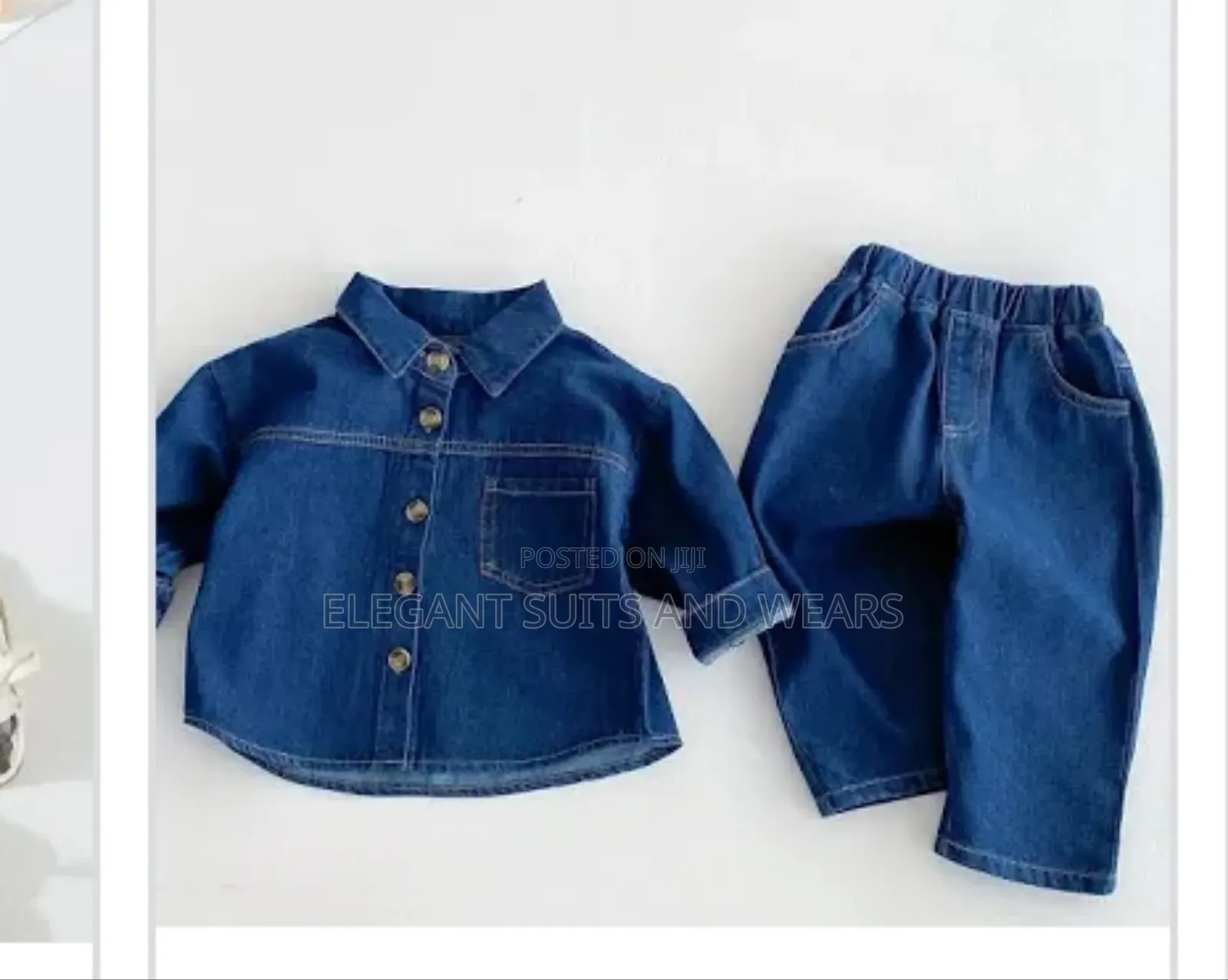 Denim Outfit Set for Kiddies.