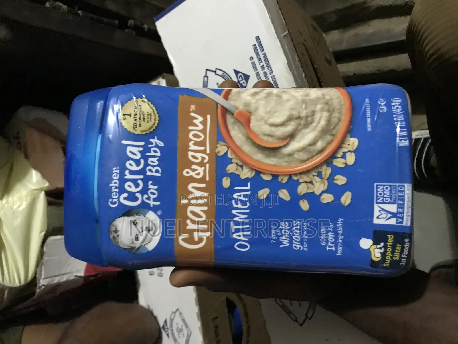 Gerber Oatmeal, for Babies of 4months Plus 454g