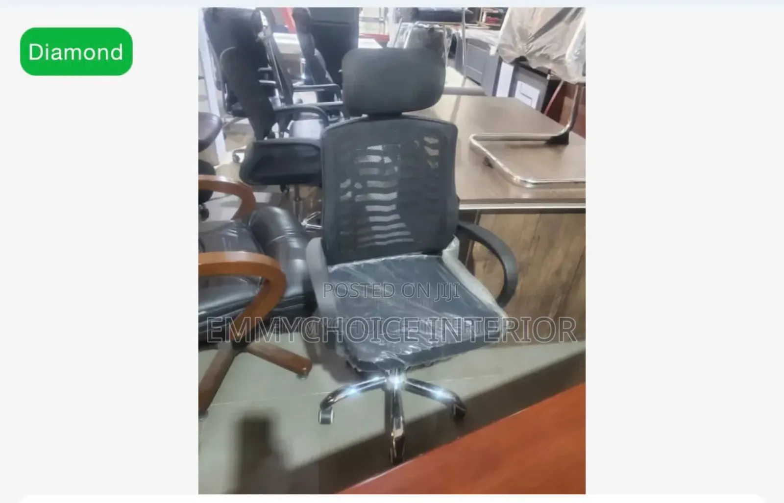 Swivel Chair Mesh With Headrest