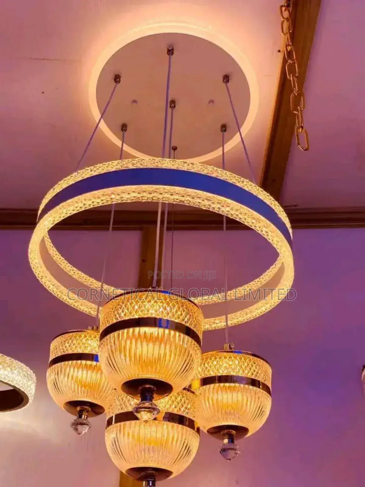 Modern Quality Quadruplet Led Pendant Chandelier Light