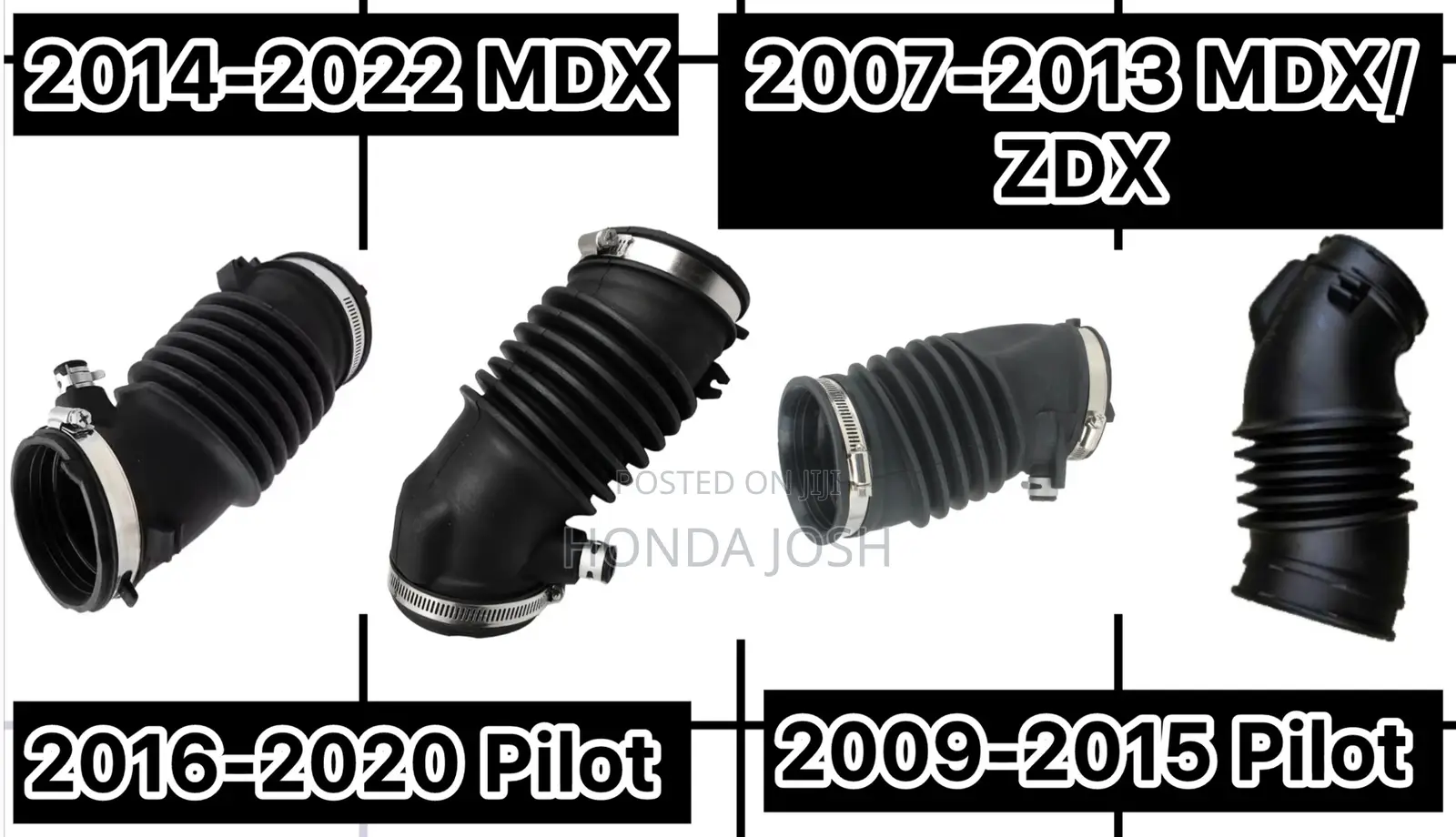 Air Intake Hose 2017-2020 Honda Ridgeline