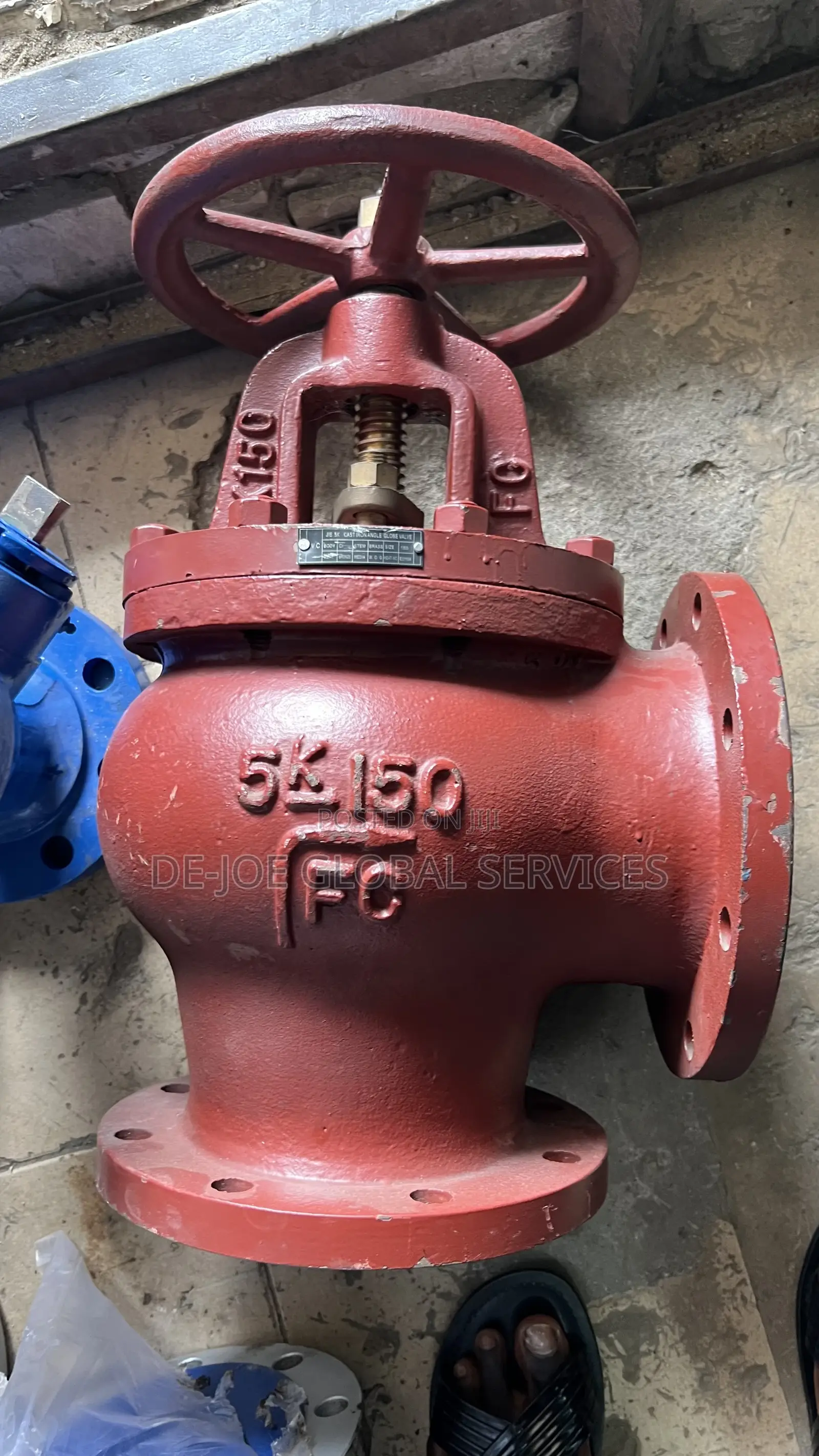 Jis 150 Cast Iron Angle Globe Valve