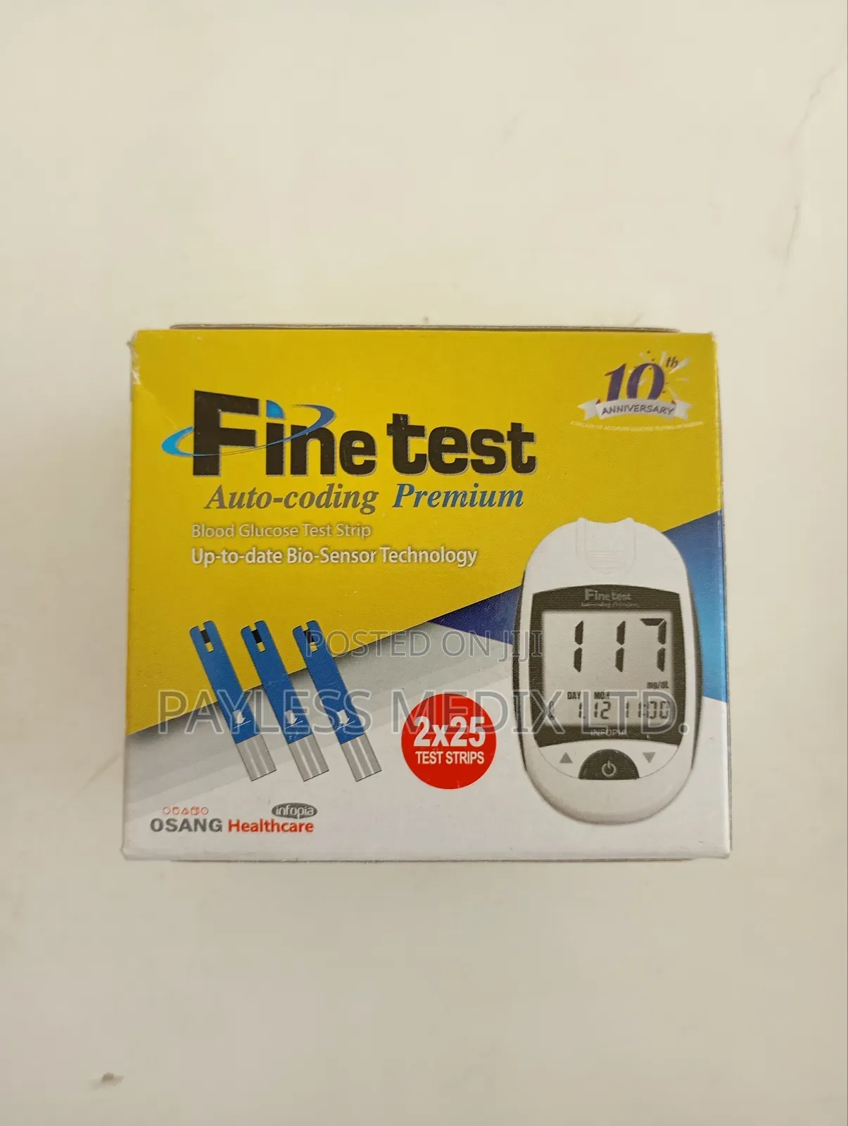 Fine Test Blood Sugar Strip