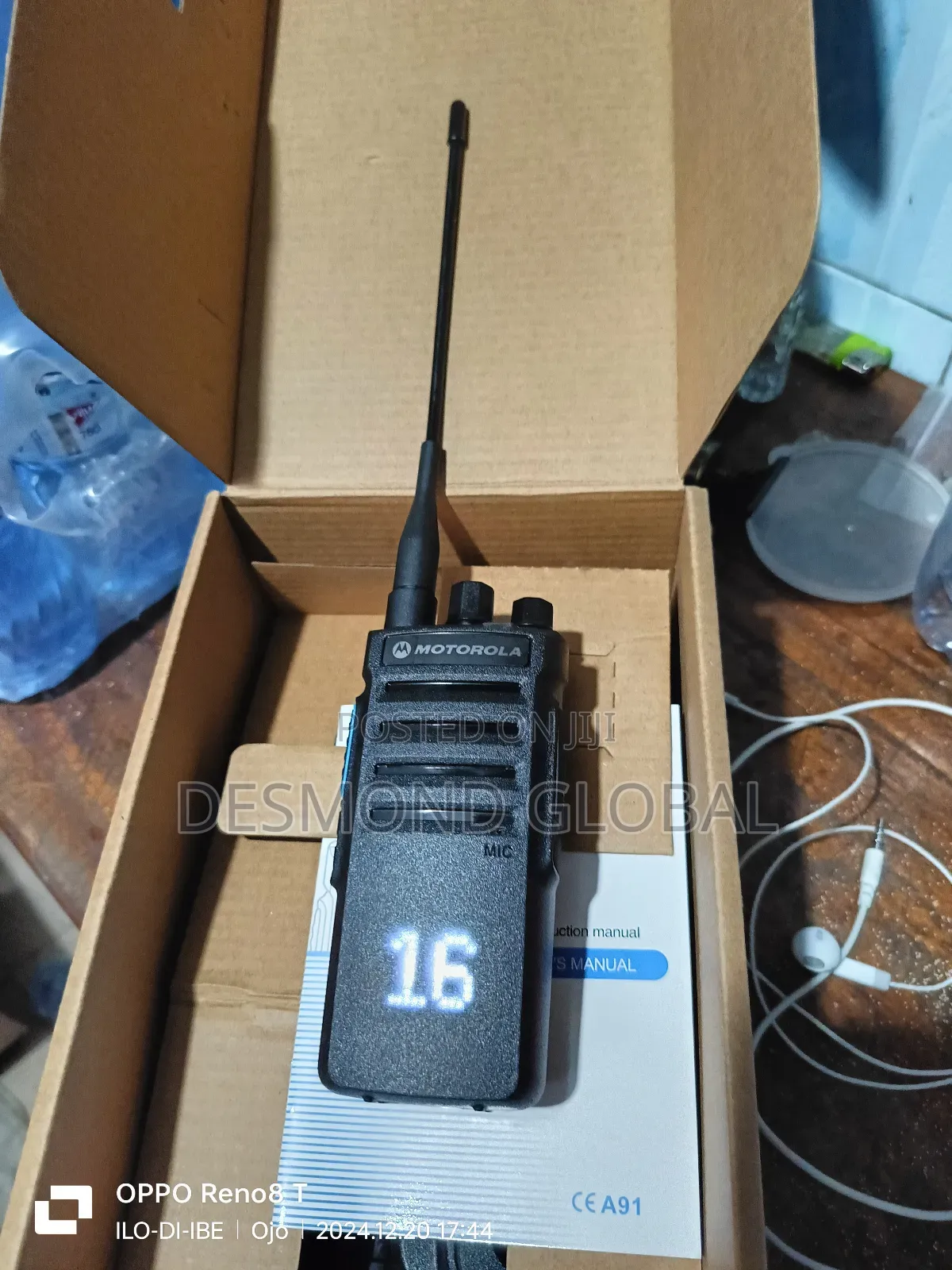 Motorola Walkie Talkie Dp298d VHF 136-174 15w