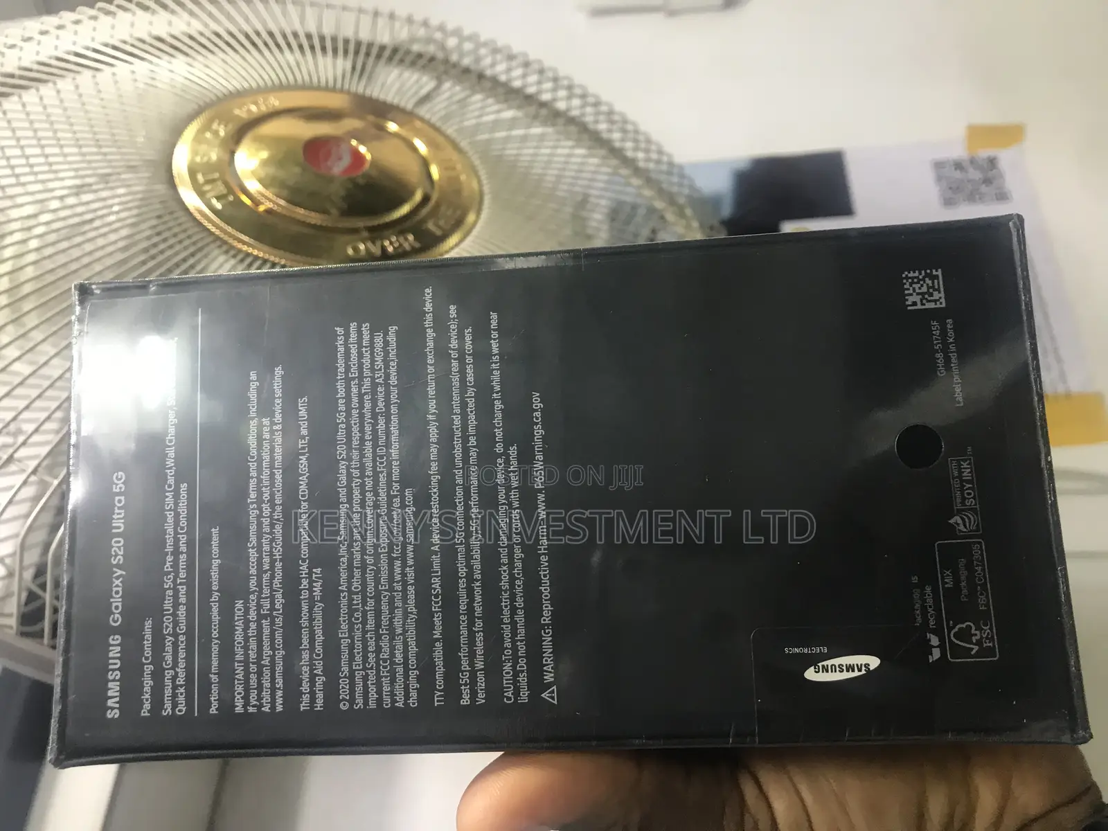 New Samsung Galaxy S20 Ultra 5G 128 GB Black