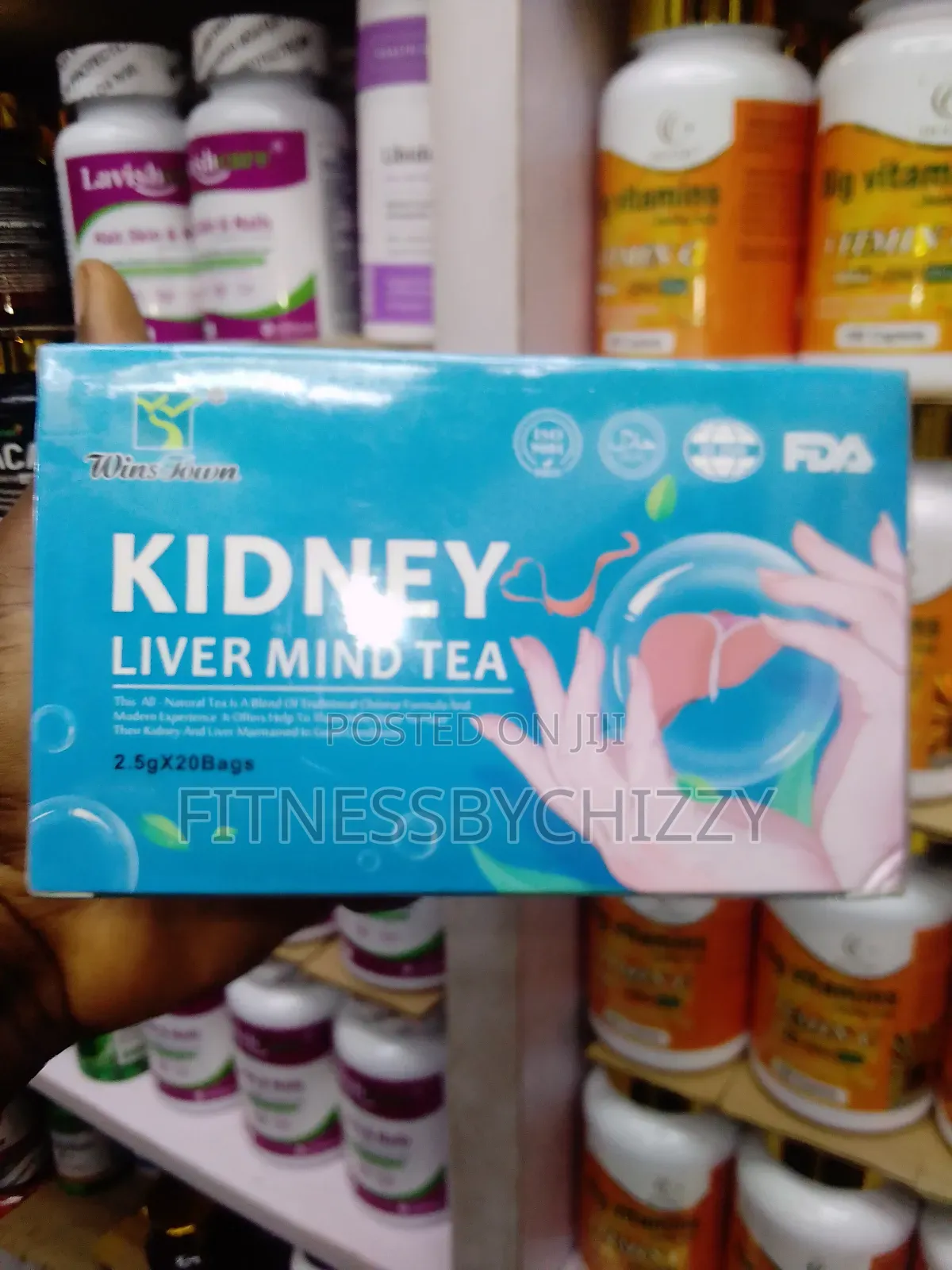 Wins Town Kidney Liver Mind 2.5g X 20 Tea Bags