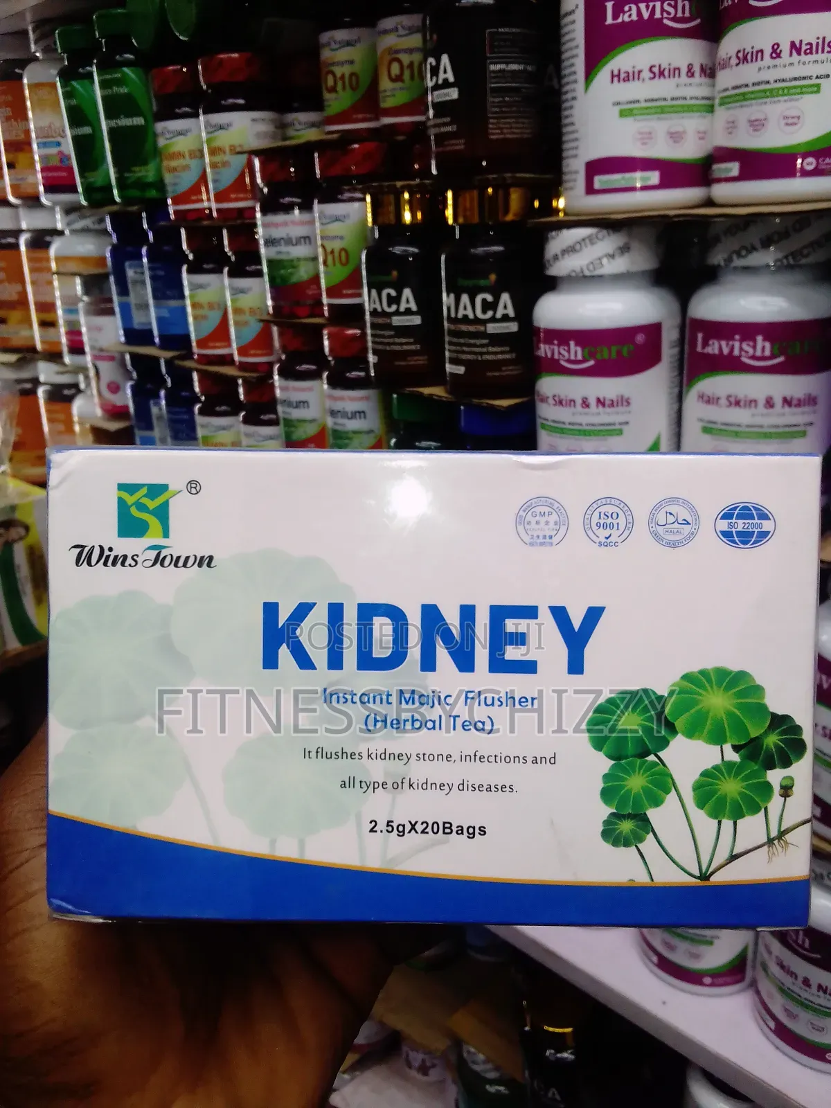 Wins Town Kidney Flusher 2.5g X 20 Tea Bags