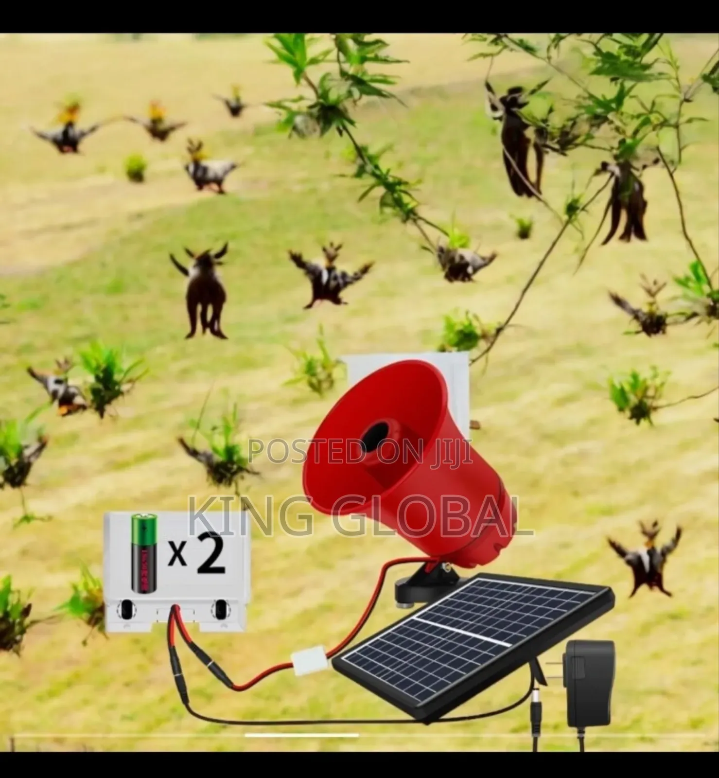 Solar Powered Scarecrow