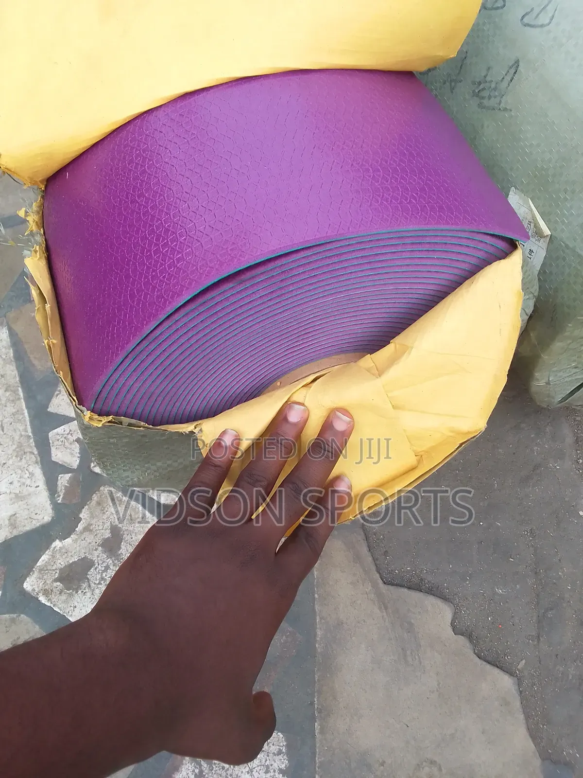 A Set of Flooring PVC Badminton Flooring Mat