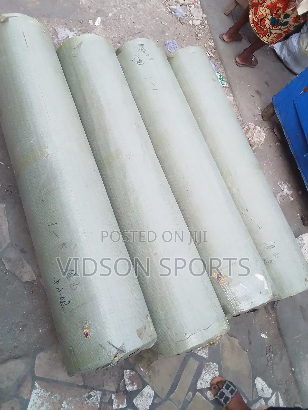 A Set of Flooring PVC Badminton Flooring Mat