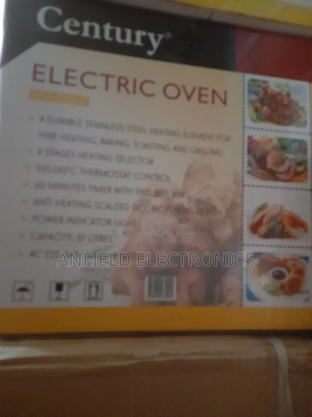 Century 37 Litres Electric Oven