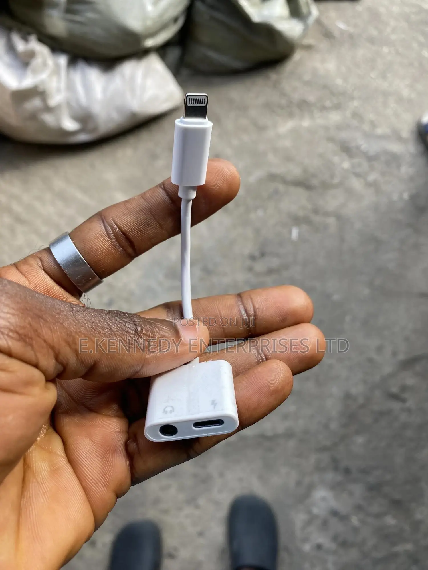iPhone 3.5mm Jack Audio Extension Cable Aux Cord Charge Port