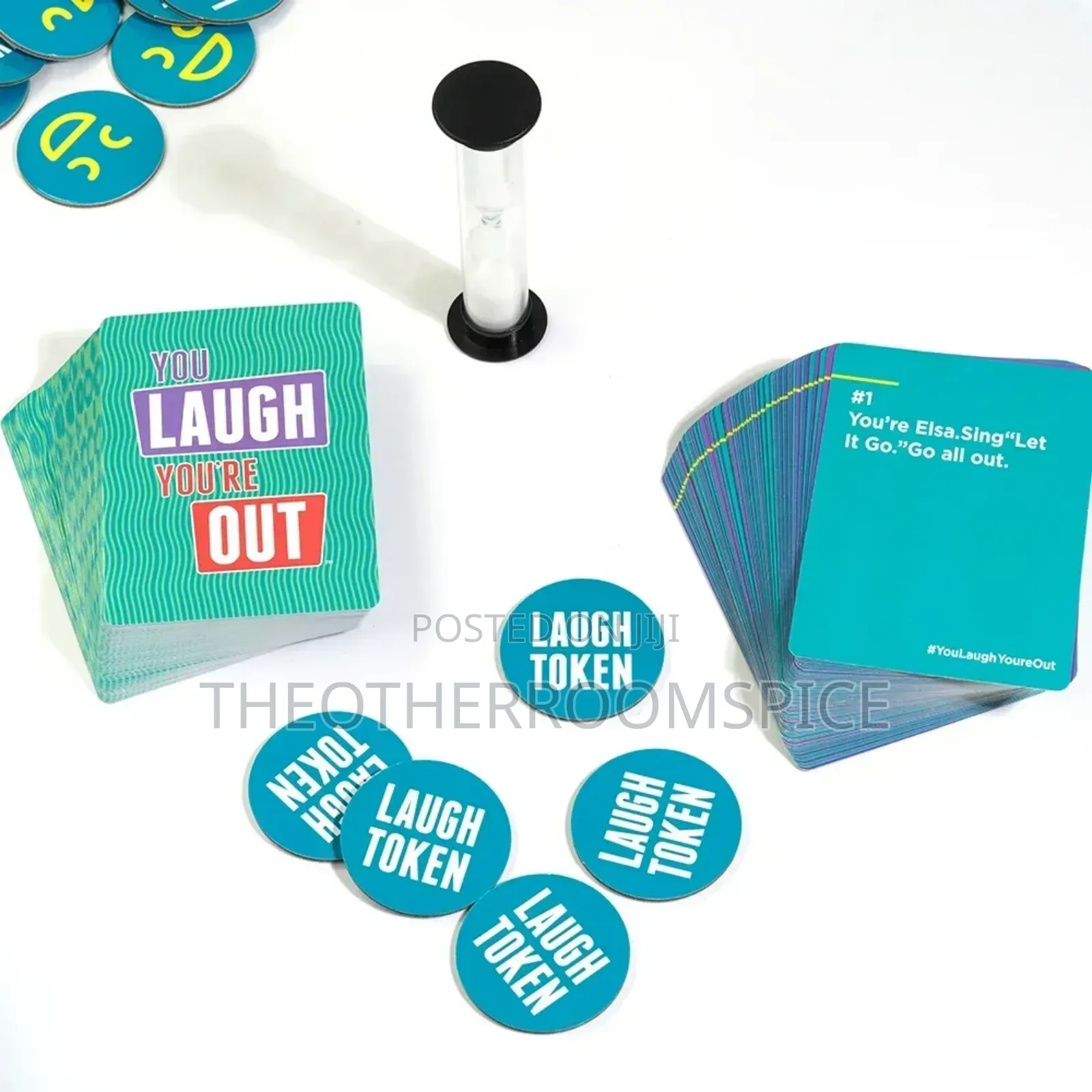 You Laugh, You Are Out Family Card Game